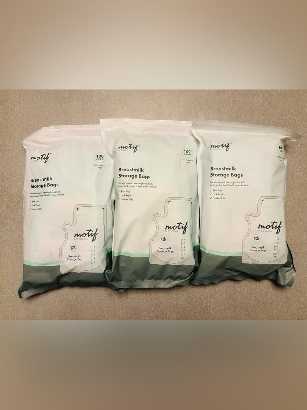 Motif Medical Breastmilk Storage Bags